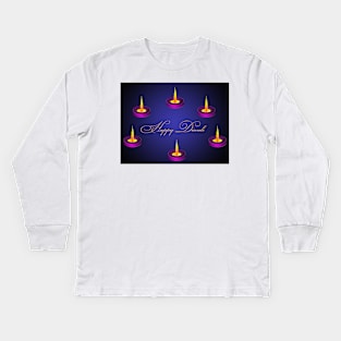 Happy Diwali Kids Long Sleeve T-Shirt